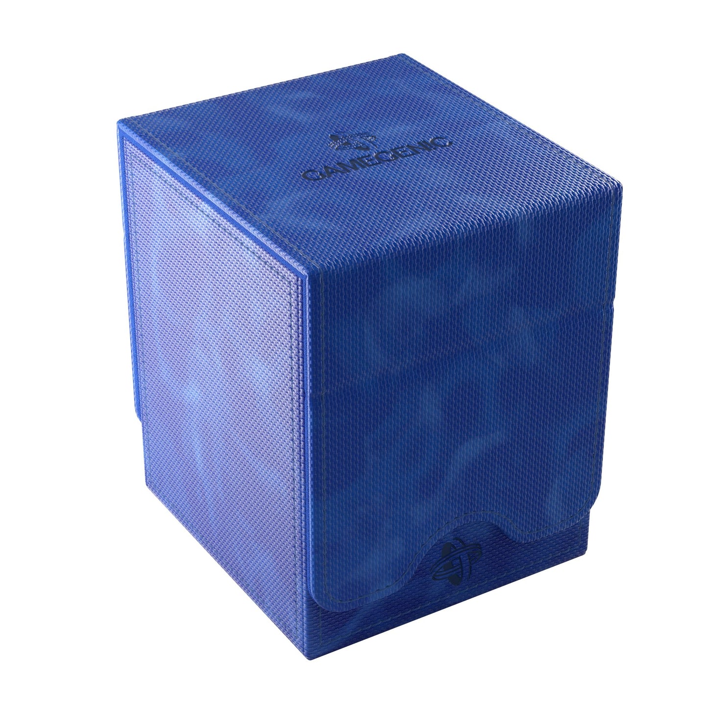 Gamegenic Squire Plus 100+ XL Convertible Deck Box – Holds 100 Double-Sleeved Cards (Blue)
