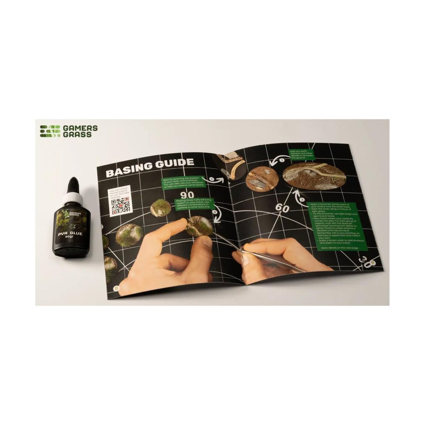 Gamers Grass Tuft Starter Box – Green Grass Diorama Kit