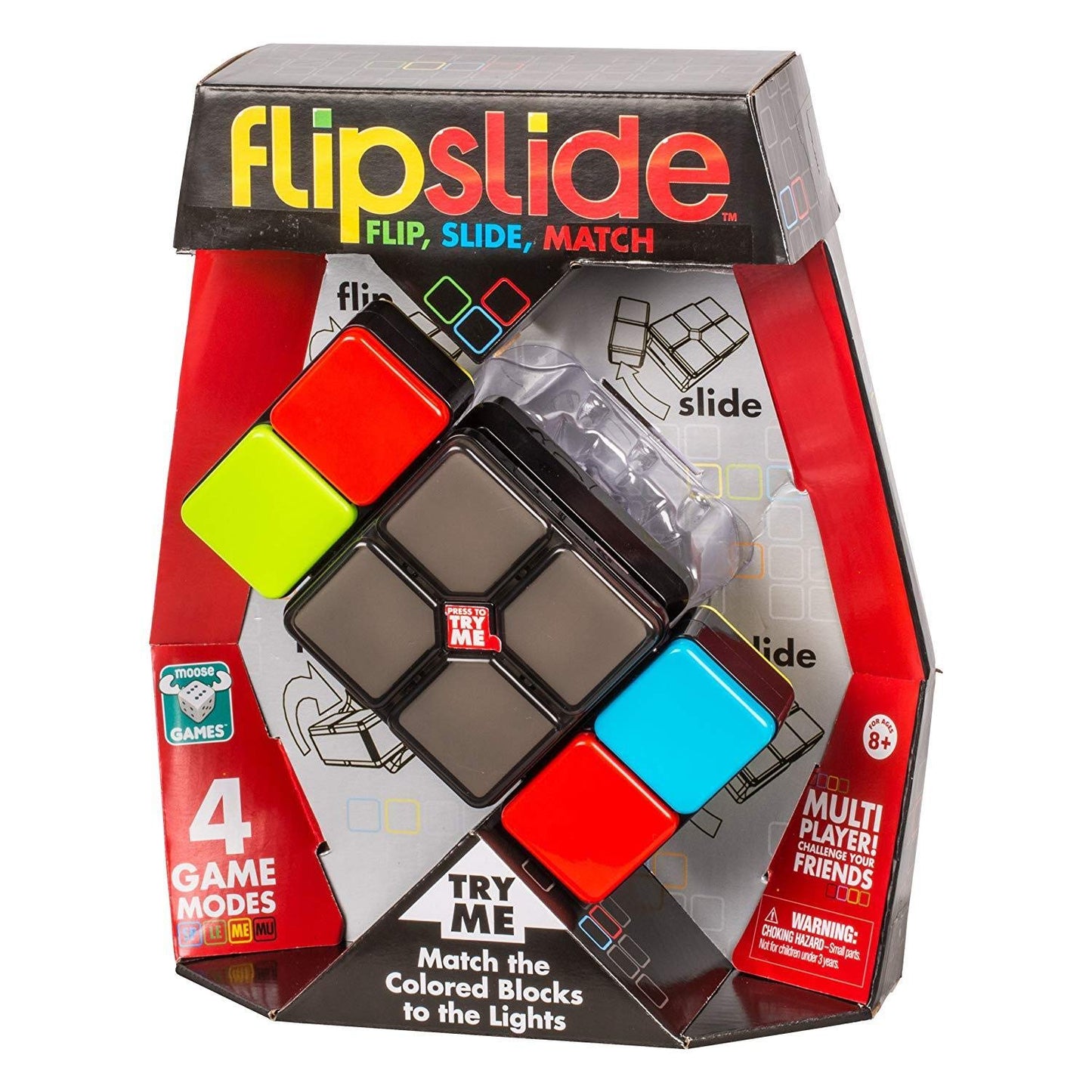 Flipslide by Games | Portable Puzzle Game with 4 Challenge Modes