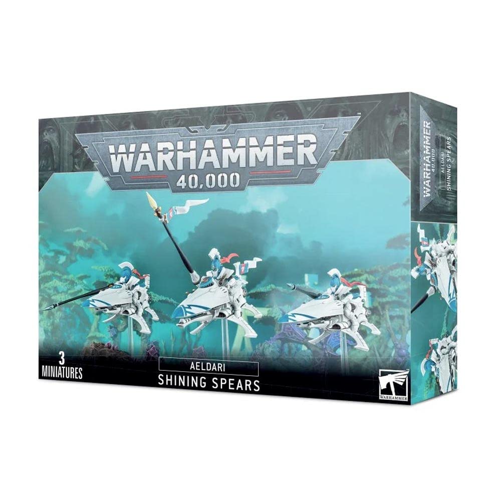 Games Workshop Warhammer 40,000 Aeldari: Shining Spears – Plastic Miniatures