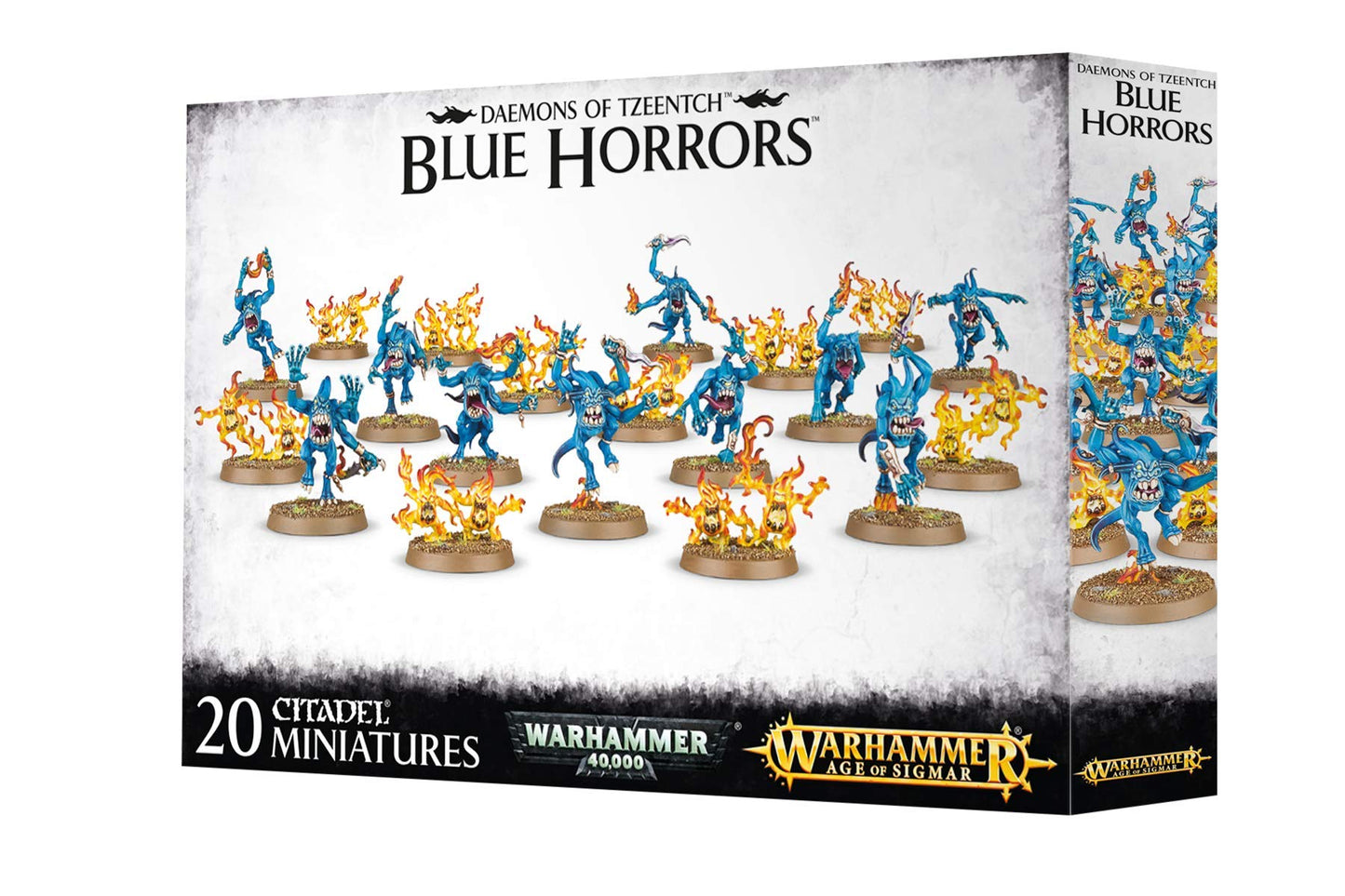 Games Workshop Warhammer Age of Sigmar: Blue & Brimstone Horrors Kit – 20 Miniatures, 40 Components