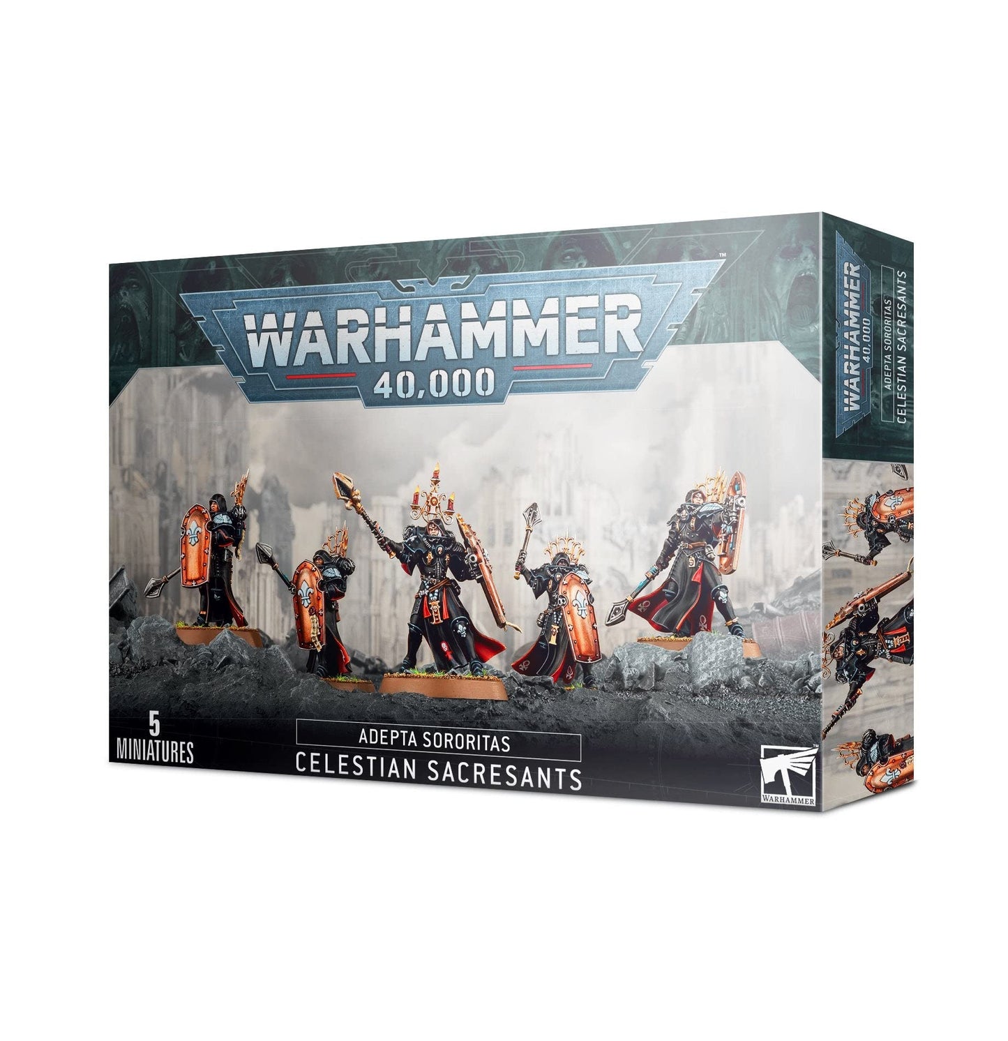 Warhammer 40,000 Adepta Sororitas Celestian Sacresants – 5 Miniatures | Games Workshop