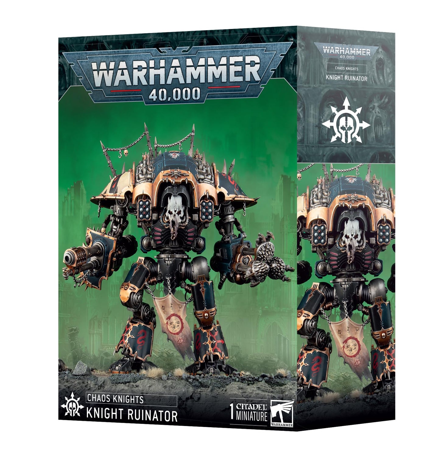 Games Workshop Warhammer 40,000 Chaos Knights Ruinator – Desecrator, Rampager, Abominant
