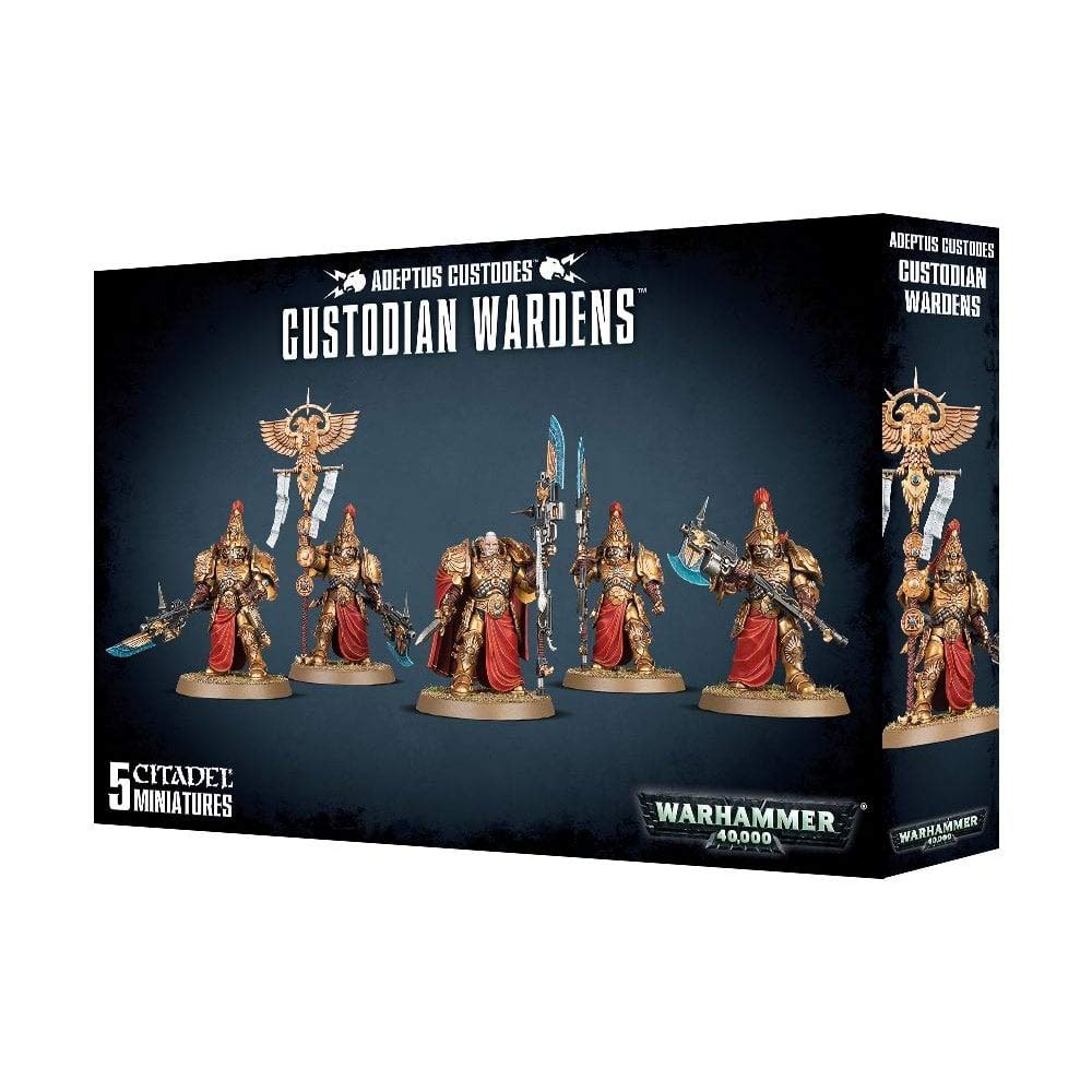Games Workshop Warhammer 40k Adeptus Custodes Custodian Wardens (Black)