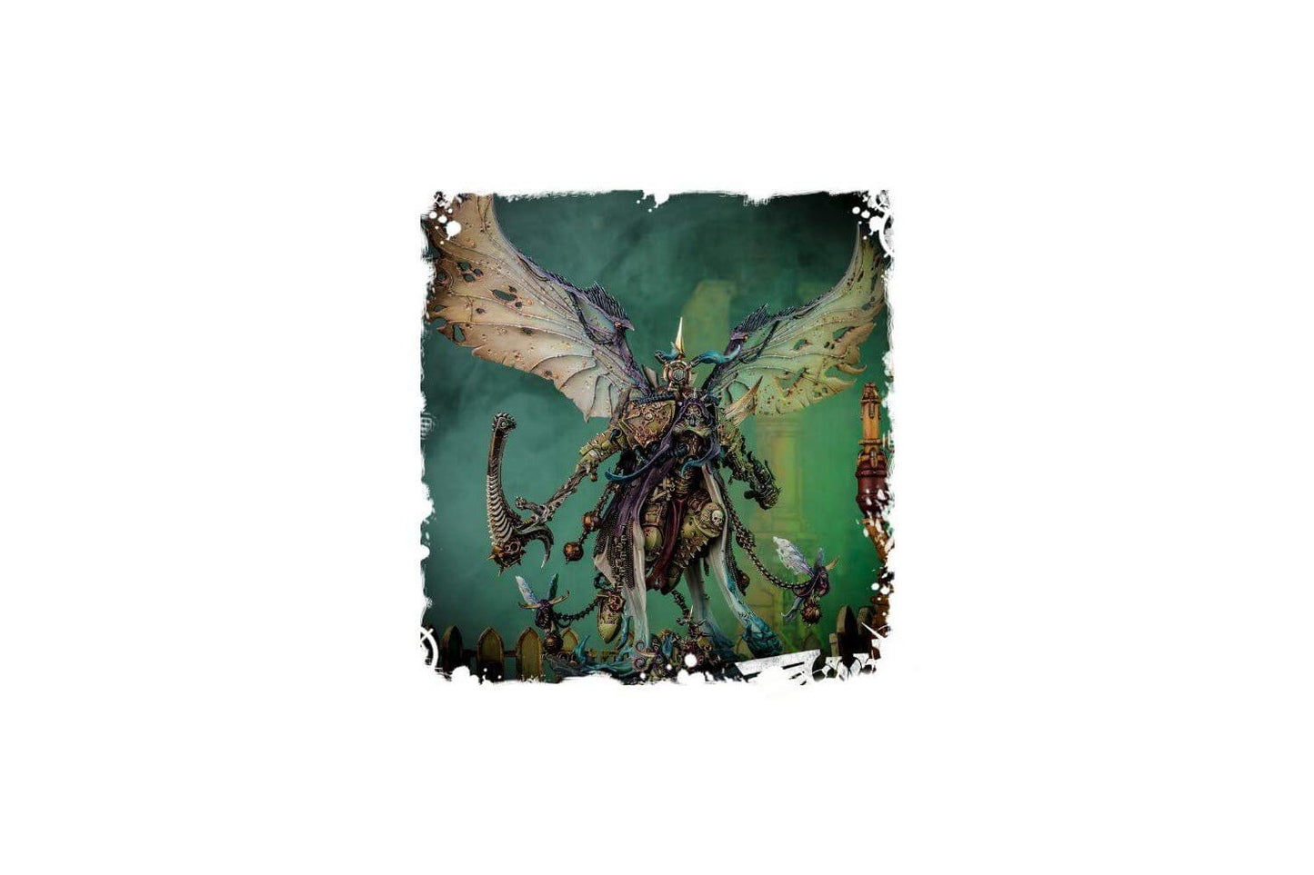 Games Workshop Death Guard Daemon Primarch Mortarion – Warhammer 40,000 Plastic Miniature