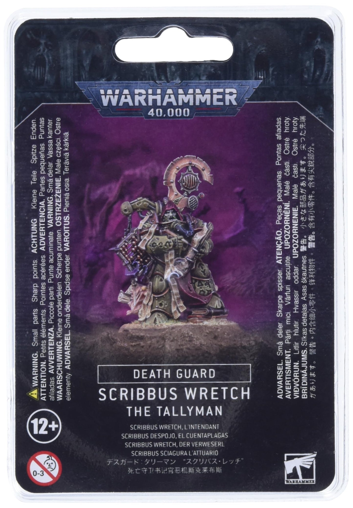 Games Workshop Death Guard Scribbus Wretch The Tallyman Miniature – 40mm Base