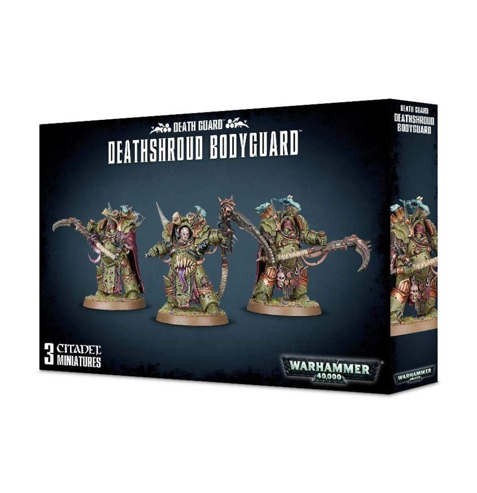 Games Workshop Deathshroud Bodyguard Miniatures (3-Pack) – Death Guard for Warhammer 40,000
