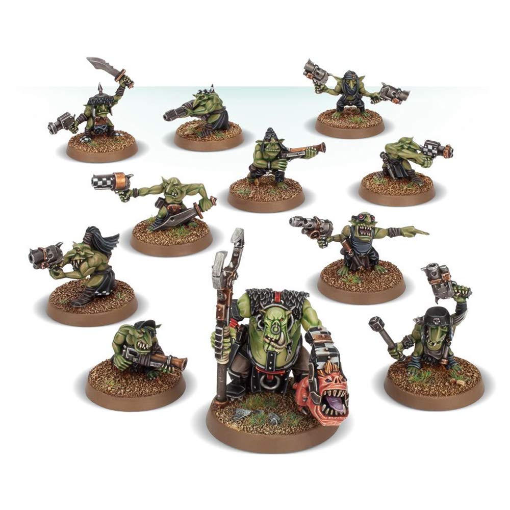 Games Workshop Warhammer 40k Gretchin (2018) – Build 10 Gretchins + Runtherd | Ages 14+