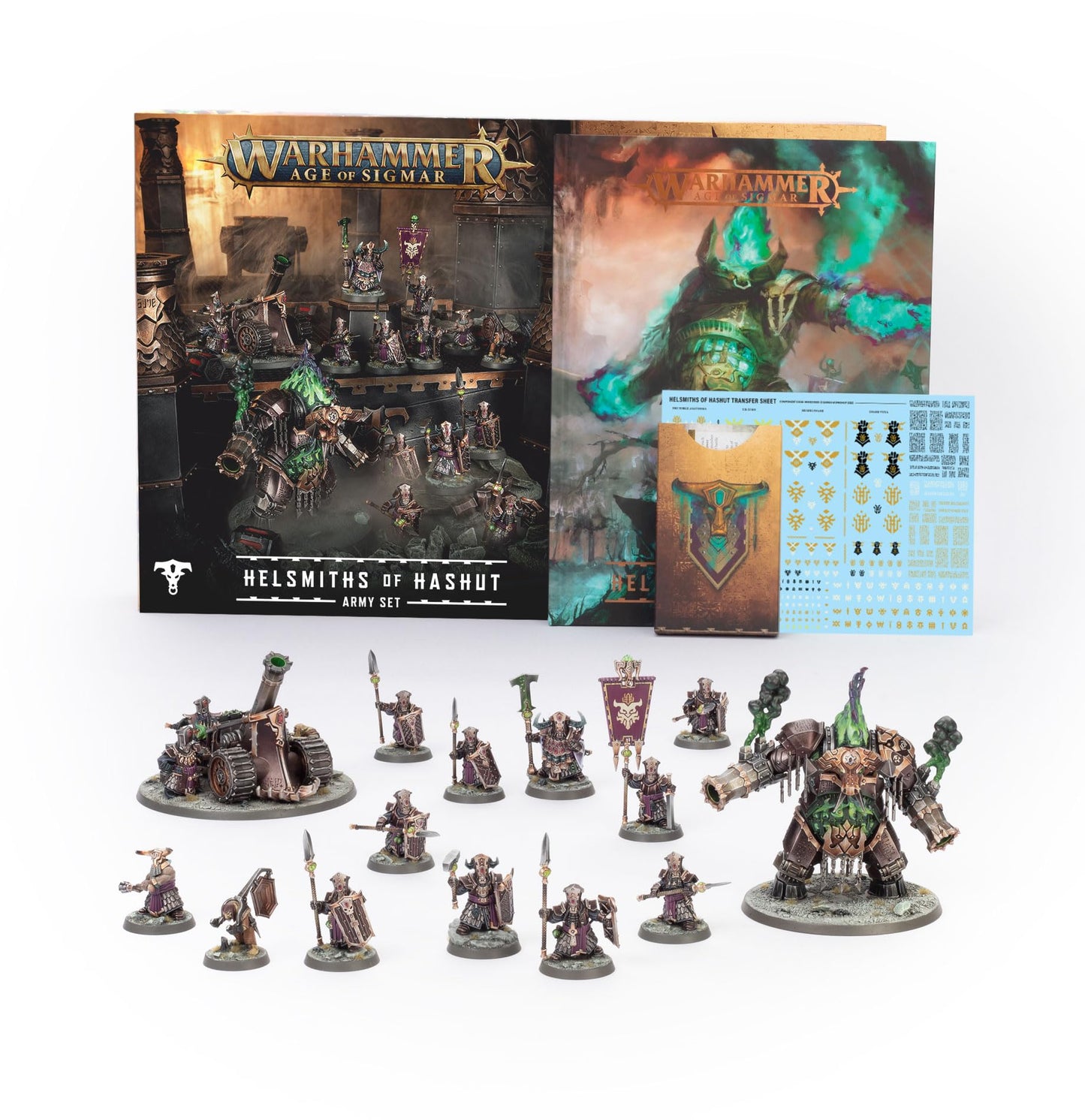 Games Workshop Warhammer Age of Sigmar Helsmiths of Hashut Army Set – 14 Plastic Miniatures