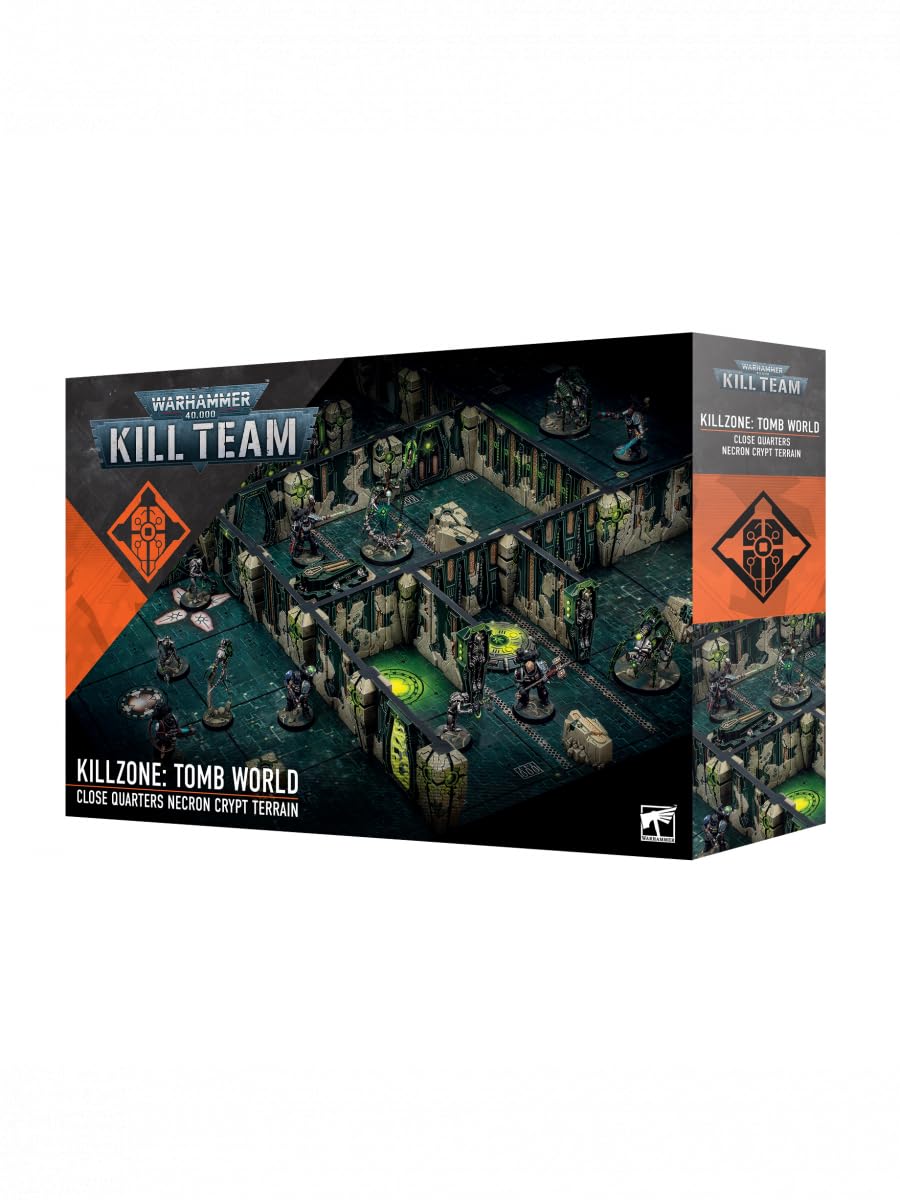 Games Workshop Killzone: Tomb World – Modular Necron Terrain for Kill Team (25 Pieces, Double-Sided Board)