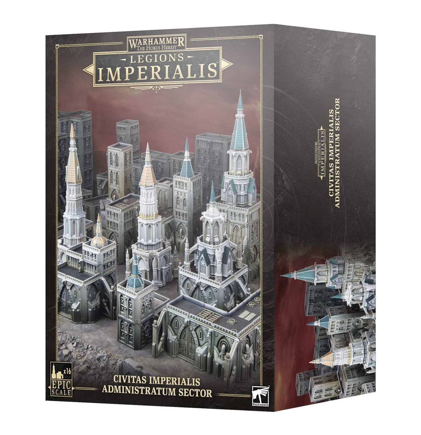 Games Workshop Warhammer Legions Imperalis: Civitas Imperialis Administratum Sector – Epic Scale Terrain