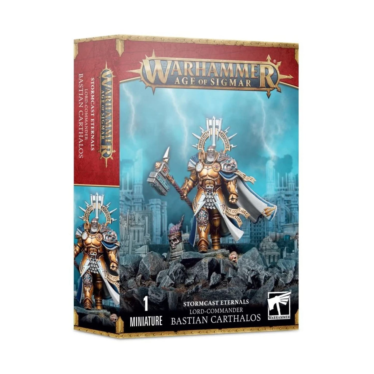 Games Workshop - Age of Sigmar Stormcast Eternals: Lord-Commander Bastian Carthalos (29-Component Kit)