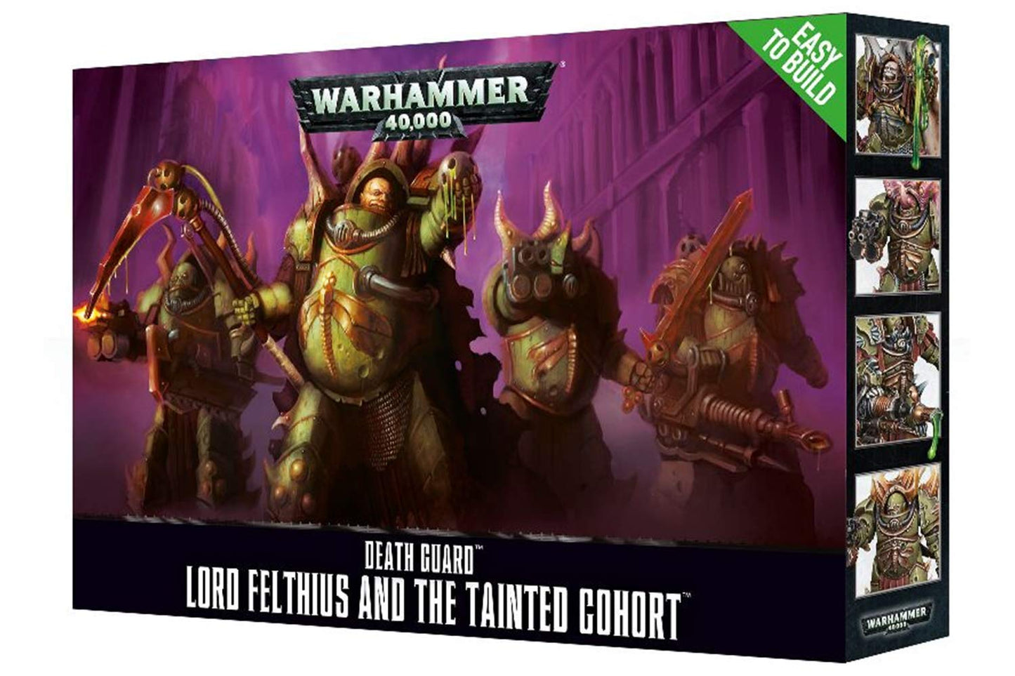 Games Workshop 99120102081 ETB Lord Felthius and The Tainted Cohort – 4 Death Guard Minis