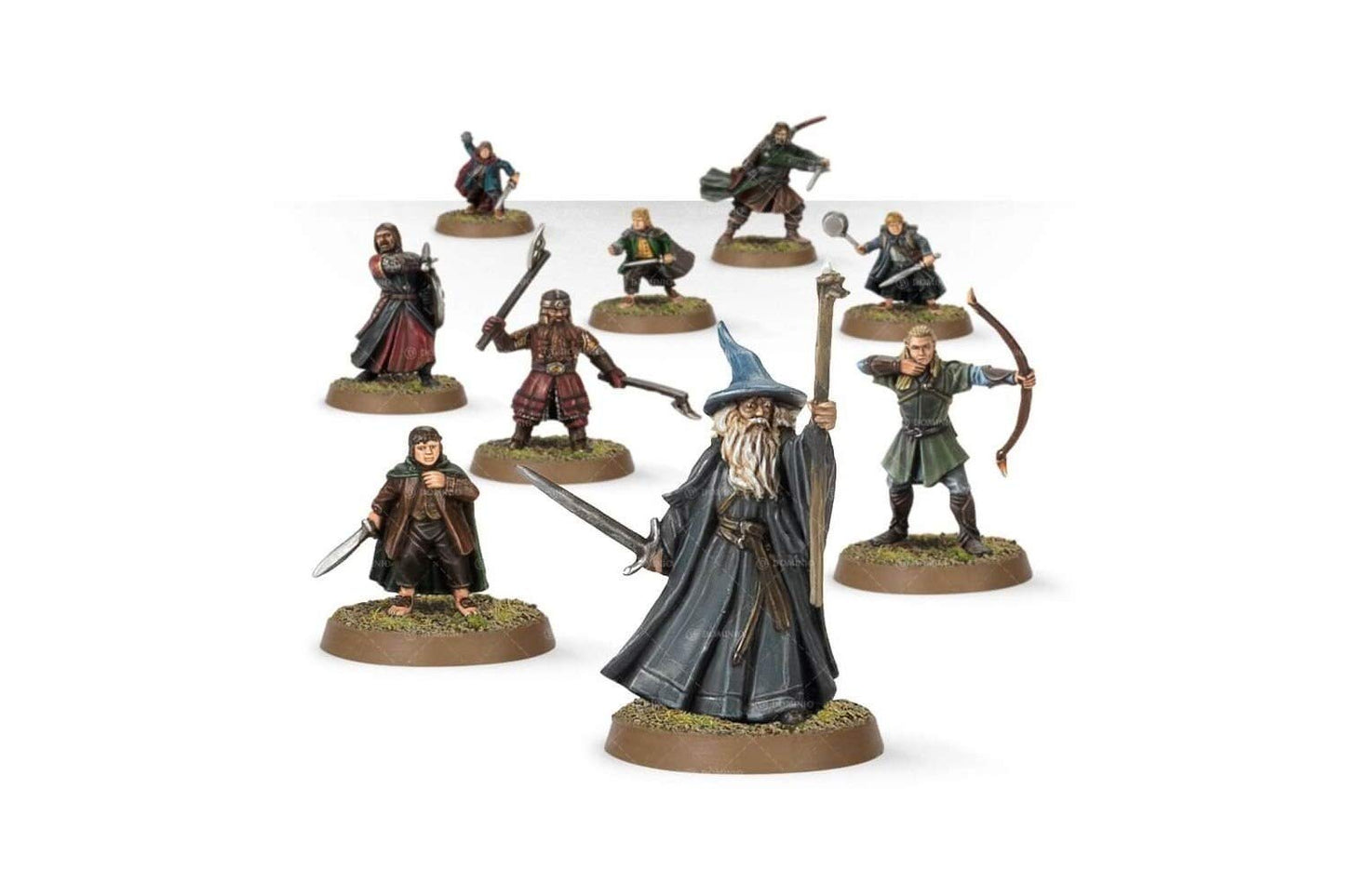 Games Workshop 64-71 Warhammer Middle Earth – Fellowship of The Ring Miniatures for Tabletop Play