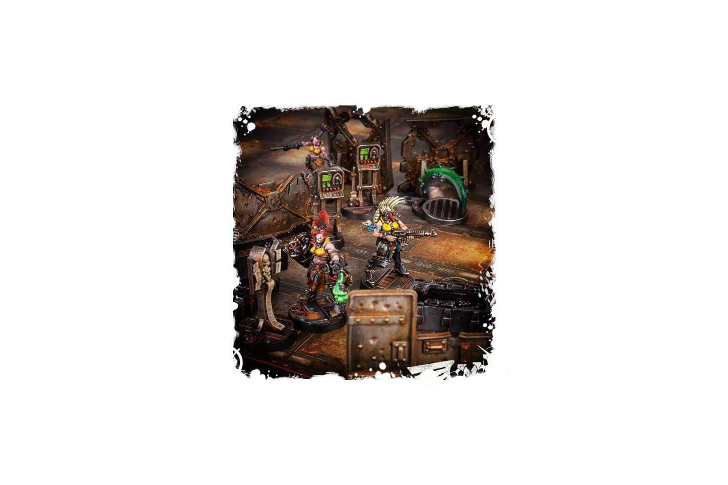 Games Workshop Necromunda Escher Gang Miniatures – 10 Plastic Figures