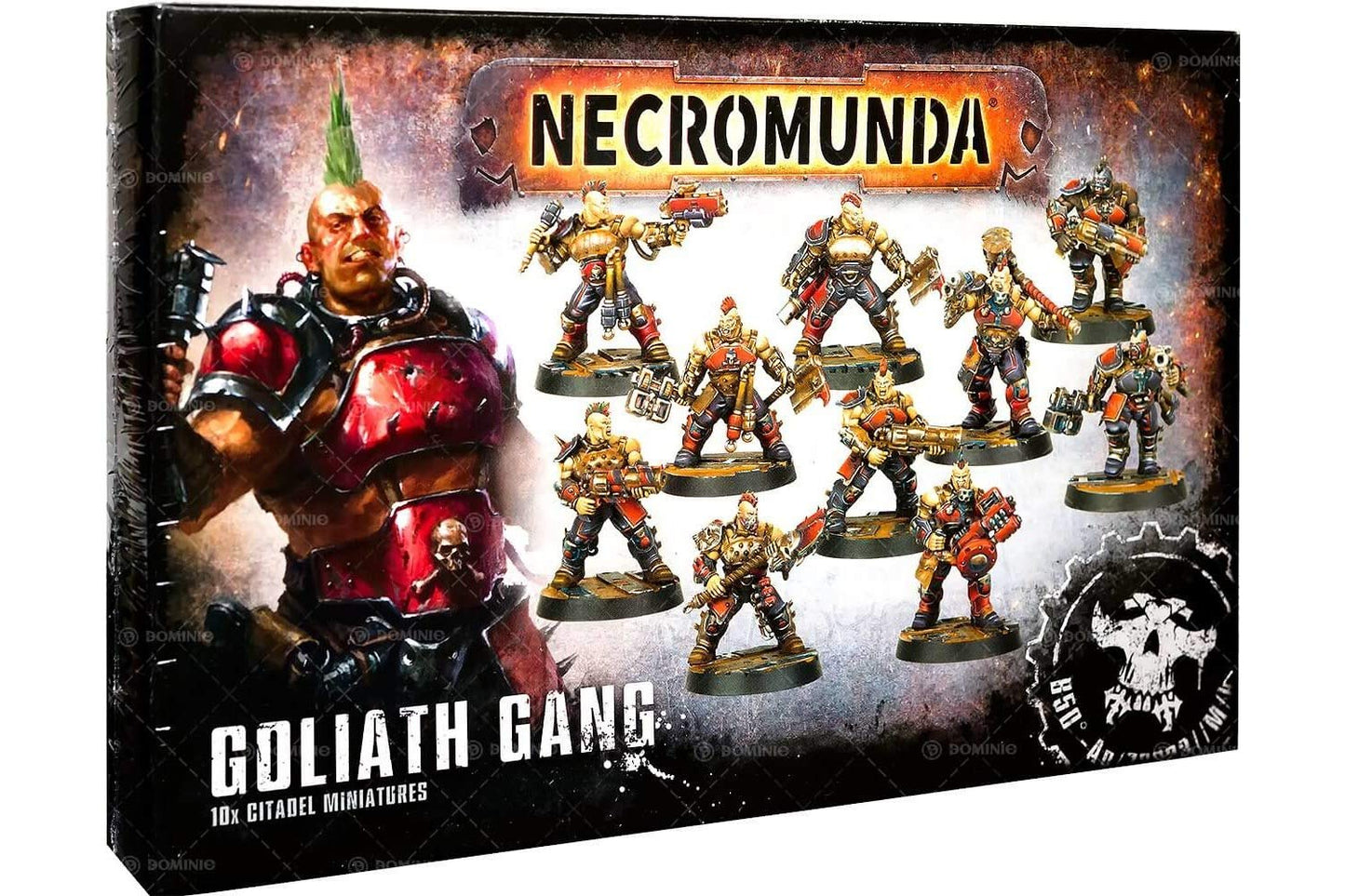 Games Workshop Necromunda Goliath Gang Miniatures – 10-Figure Plastic Set