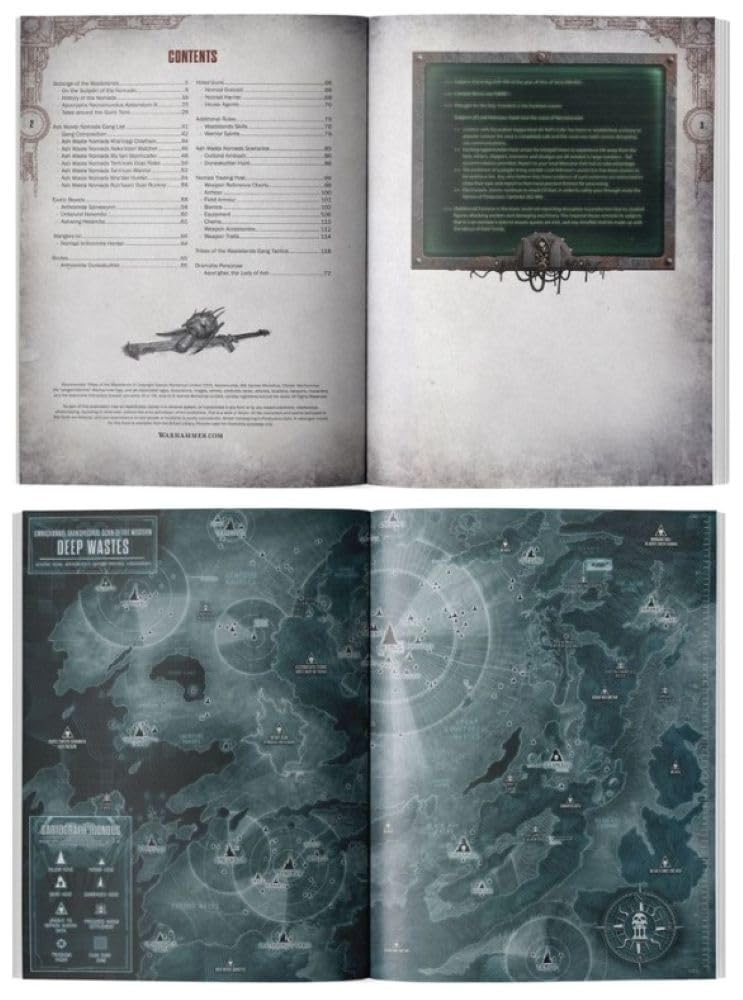 Games Workshop Necromunda: Tribes of The Wastelands – Ash Waste Nomads Rules & Gear