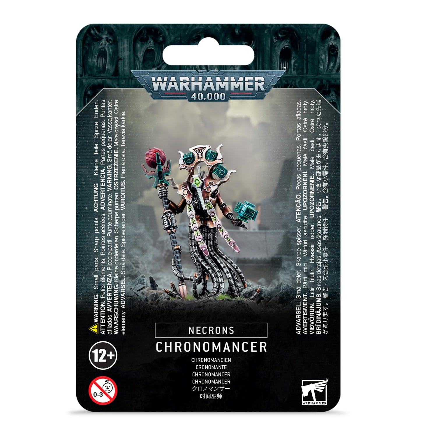Games Workshop Warhammer 40,000 Necrons Chronomancer – 17‑Part Plastic Kit