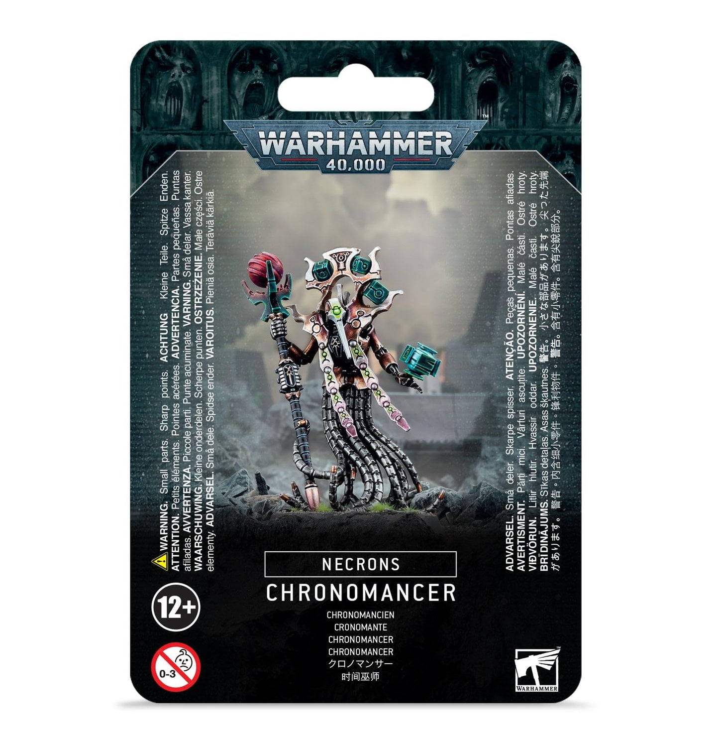 Games Workshop Warhammer 40,000 Necrons Chronomancer – 17‑Part Plastic Kit