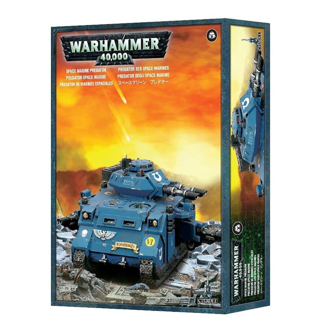 Games Workshop Predator – 94-Piece Plastic Tank Kit with Turret Option
