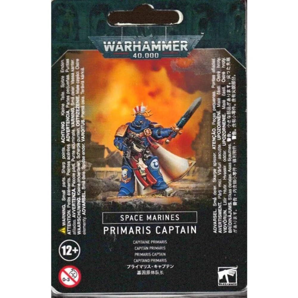 Games Workshop Primaris Captain Plastic Kit (99120101179) | Space Marines 21-Component Miniature
