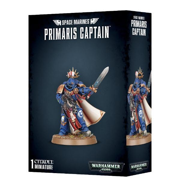 Games Workshop Primaris Captain Plastic Kit (99120101179) | Space Marines 21-Component Miniature