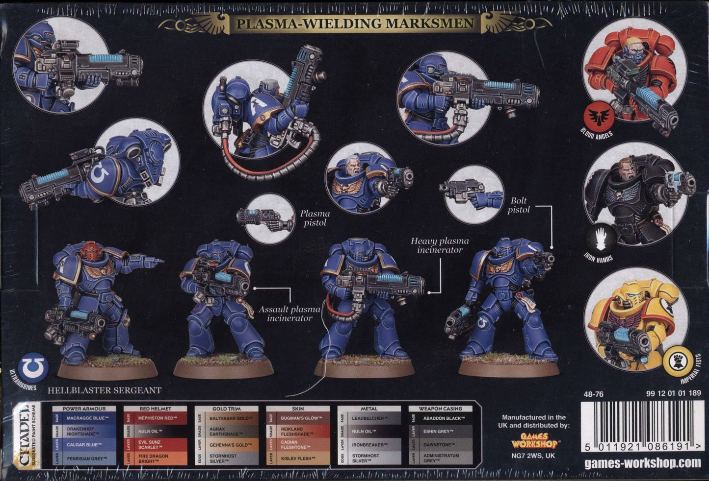 Games Workshop Primaris Hellblasters Plastic Kit – 10 Space Marines (EU Shipping)