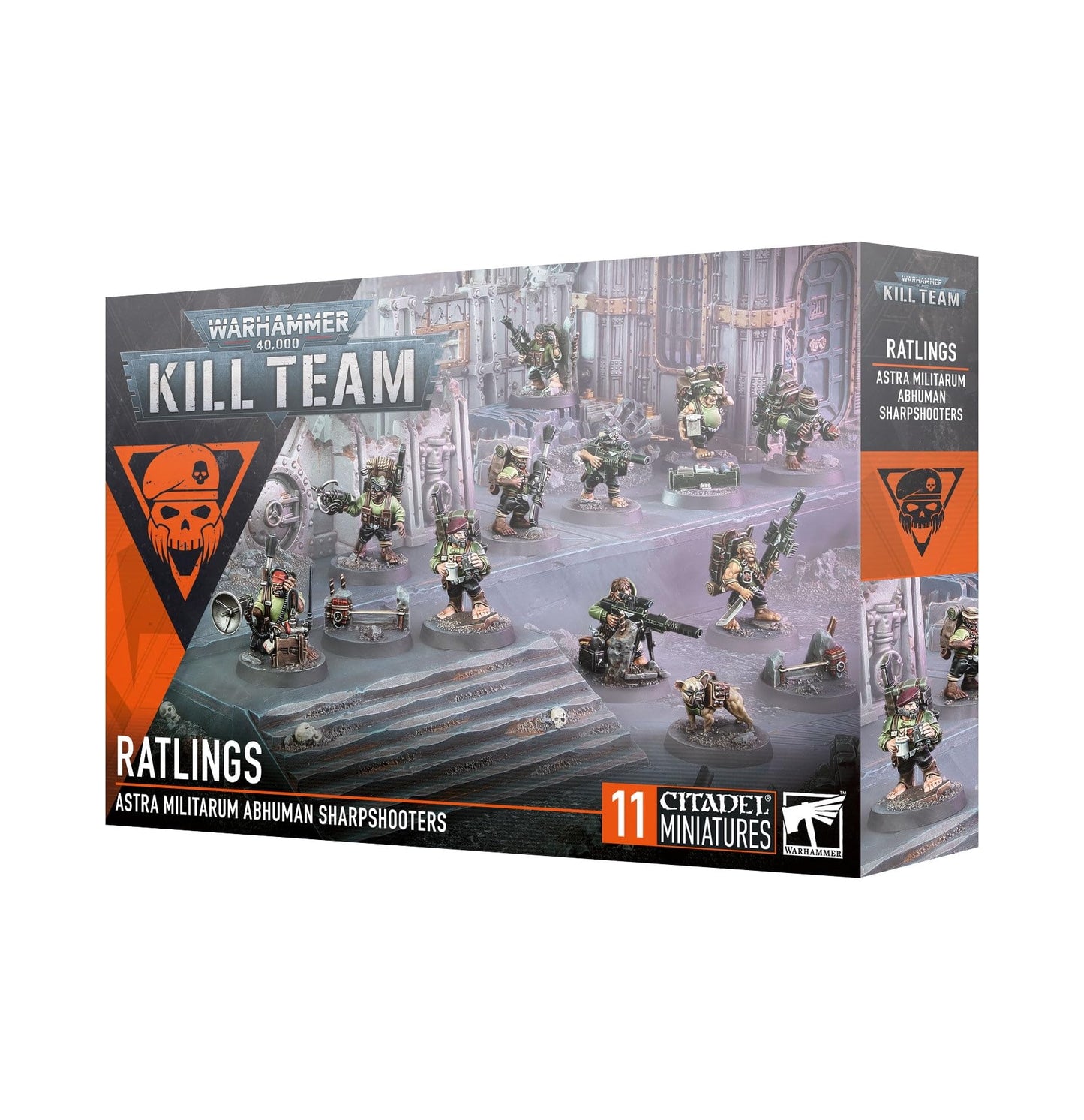 Games Workshop Warhammer 40,000 Kill Team Ratlings – Complete Ratlings Kill Team with Tokens