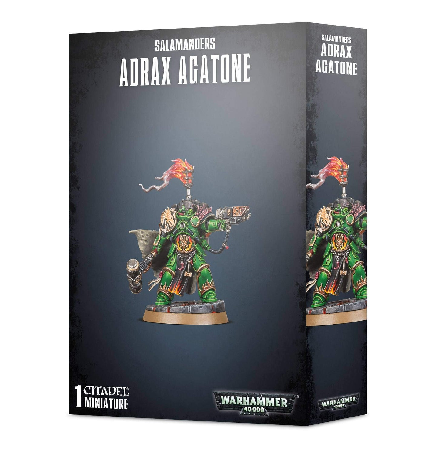 Games Workshop Warhammer 40k Salamanders Adrax Agatone – 28mm Miniature Figure
