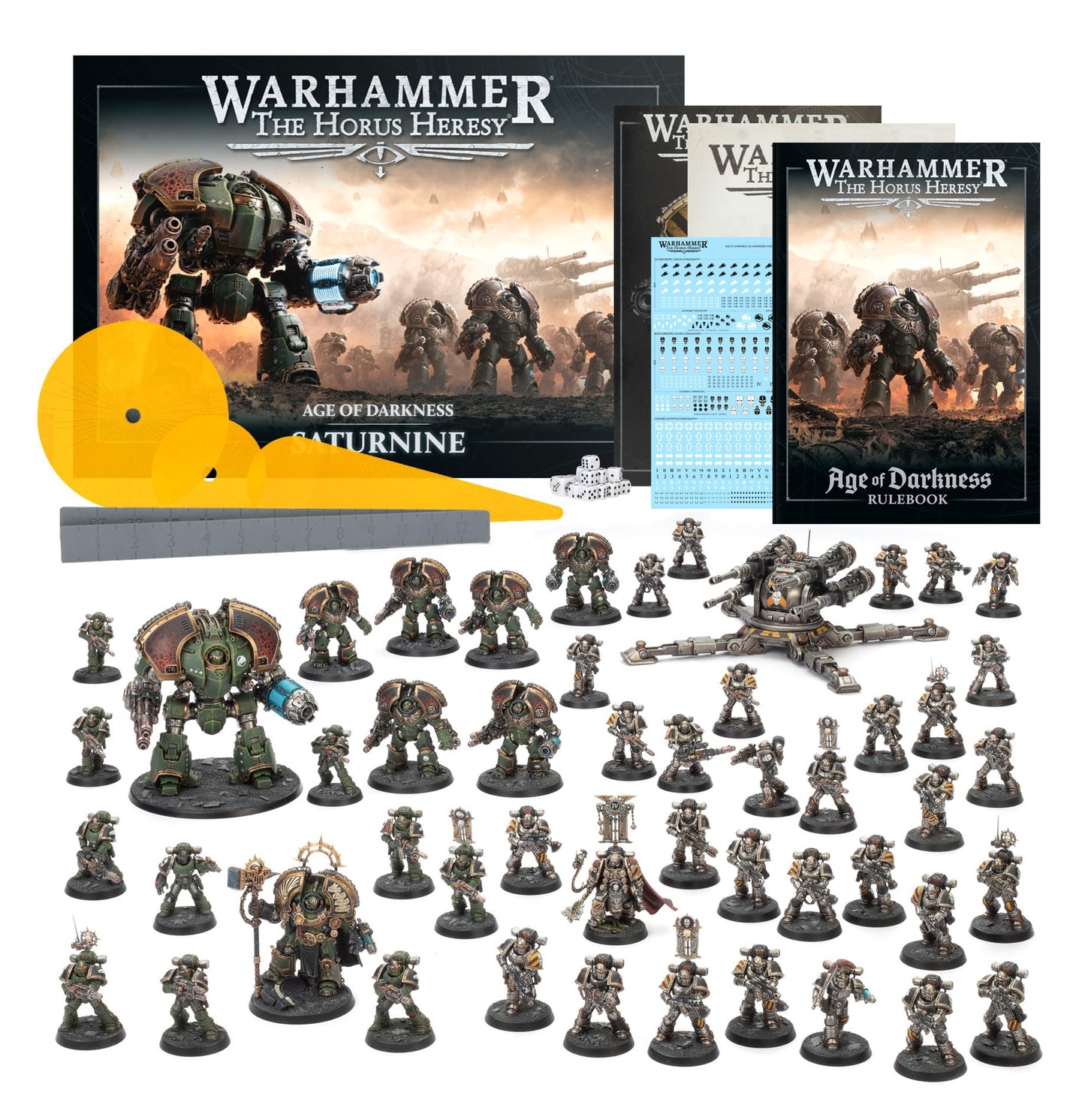 Horus Heresy: Age of Darkness – Saturine | 50 Miniatures Starter Box | Games Workshop