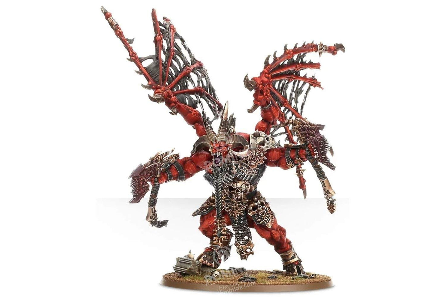 Games Workshop Skarbrand The Bloodthirster – Black Miniature Kit (Multi-Part, Unpainted)
