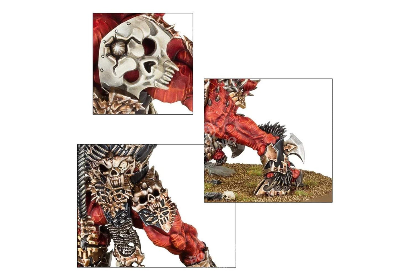 Games Workshop Skarbrand The Bloodthirster – Black Miniature Kit (Multi-Part, Unpainted)