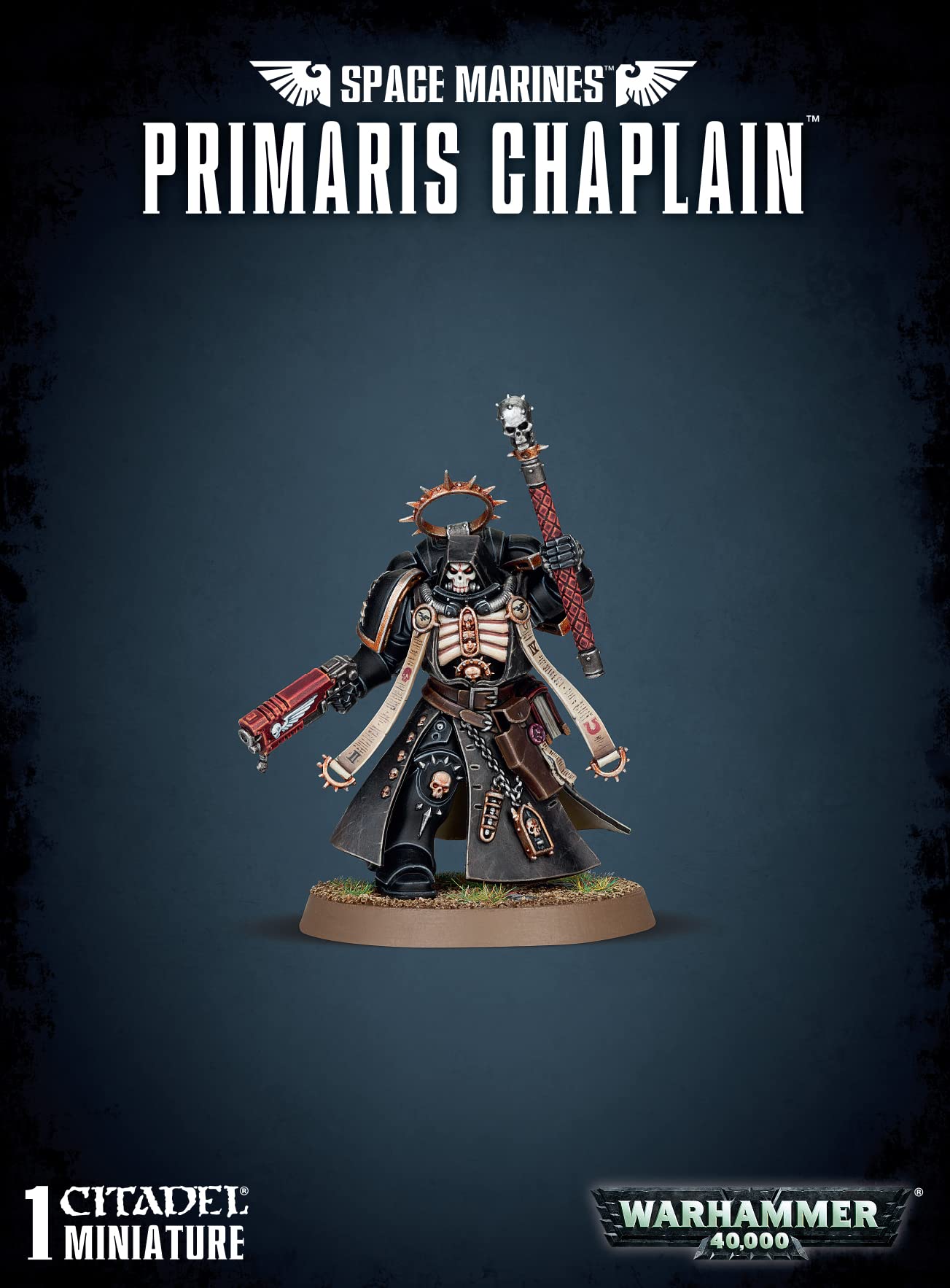 Warhammer 40k Space Marine Primaris Chapelain – Games Workshop Miniature