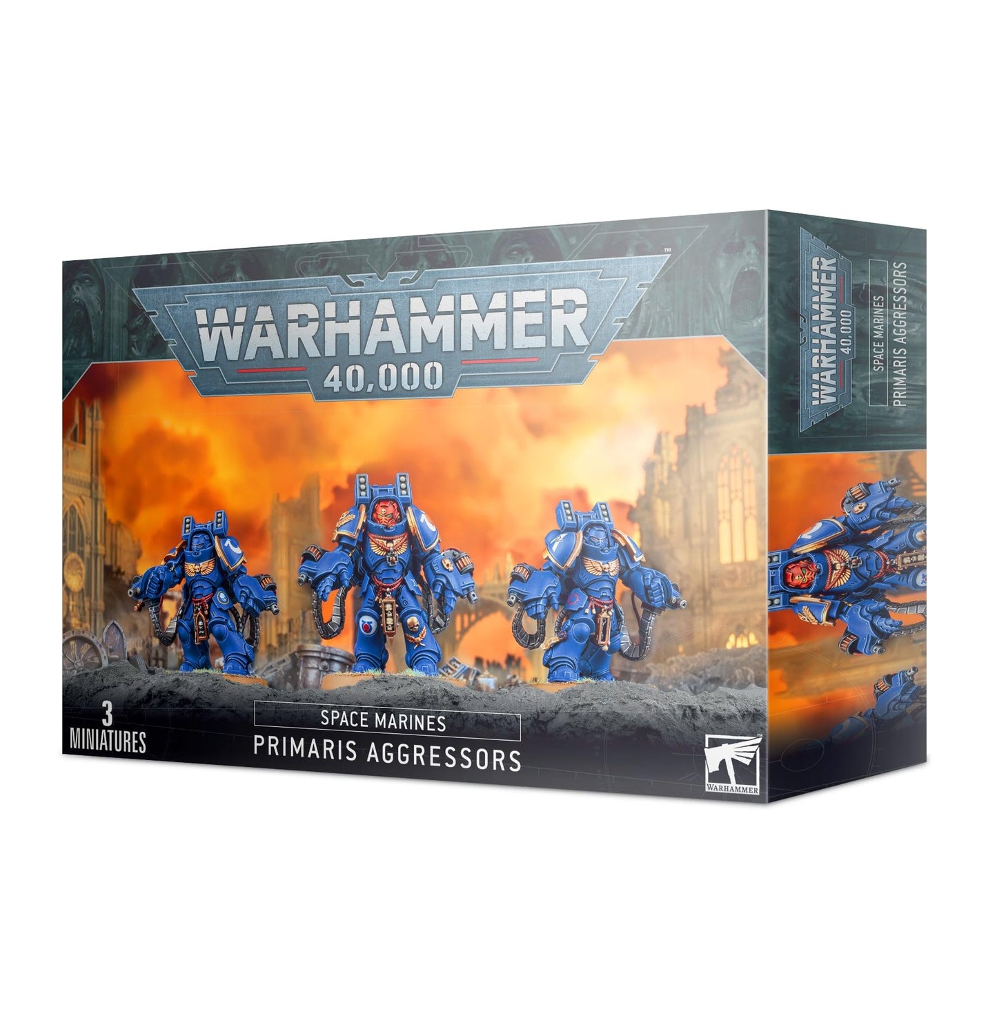 Games Workshop Space Marines Primaris Aggressors Plastic Kit - 3-Model Squad