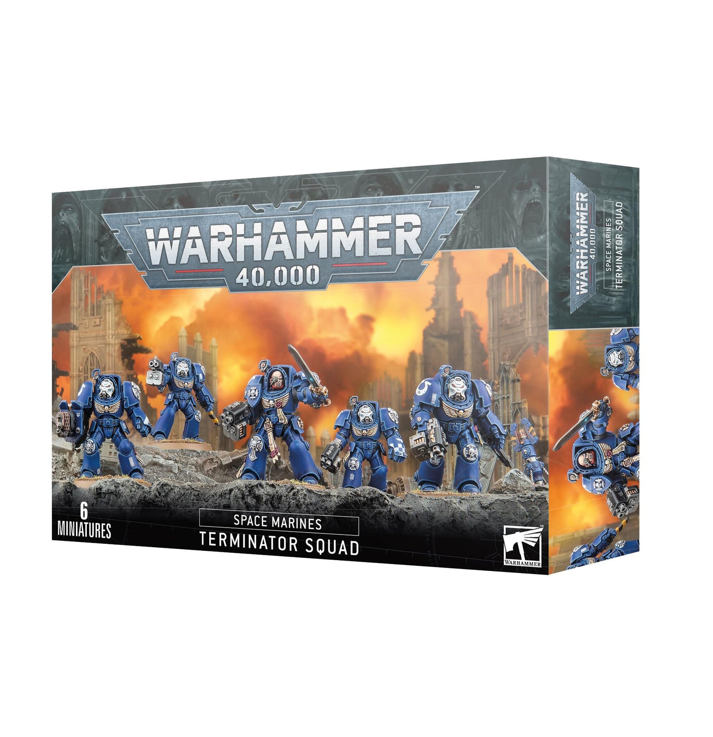 Games Workshop - Warhammer 40,000 Space Marines: Terminator Squad (2023 Edition) - Blue