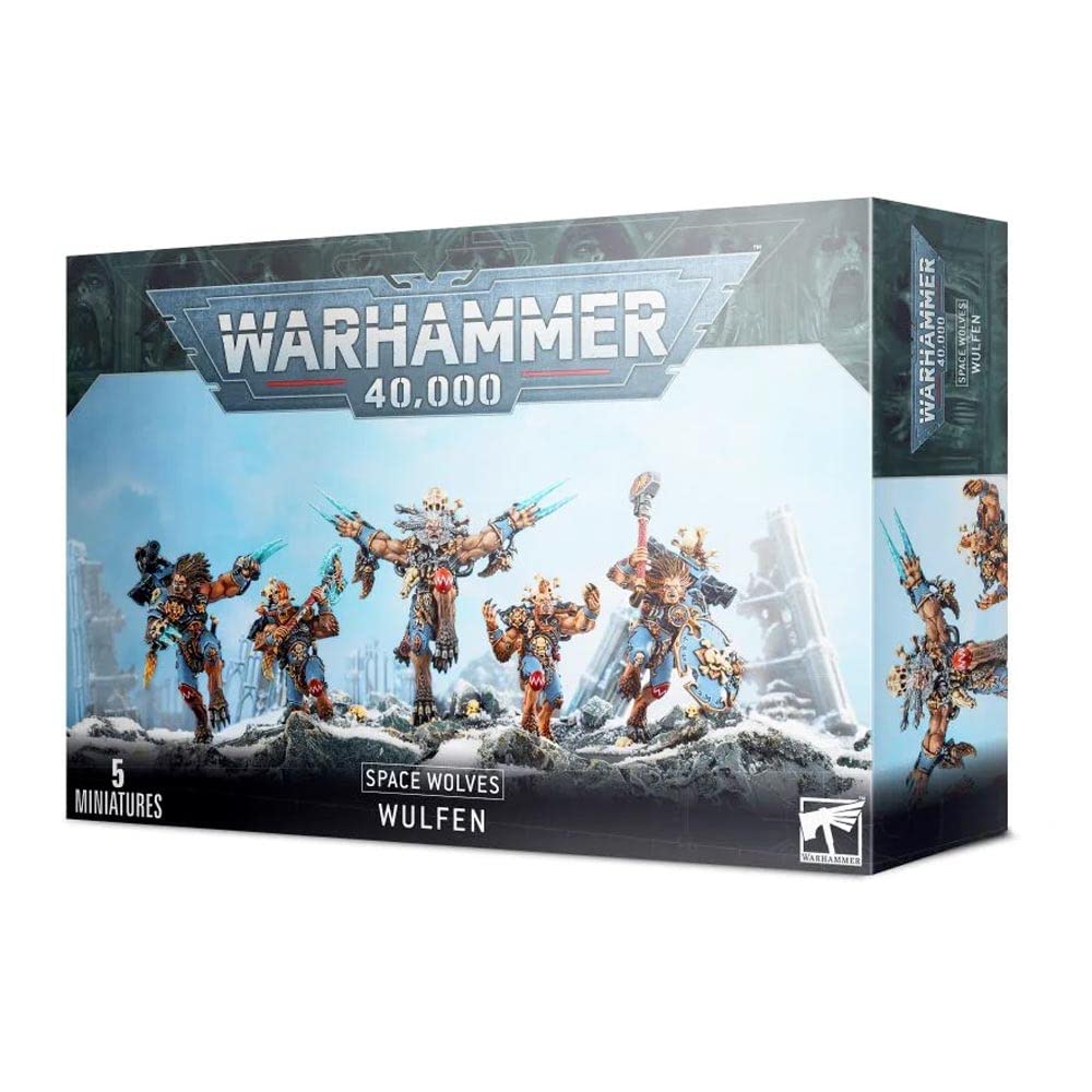 Games Workshop Space Wolves: Wulfen – Dynamic Lupine Assault Miniatures