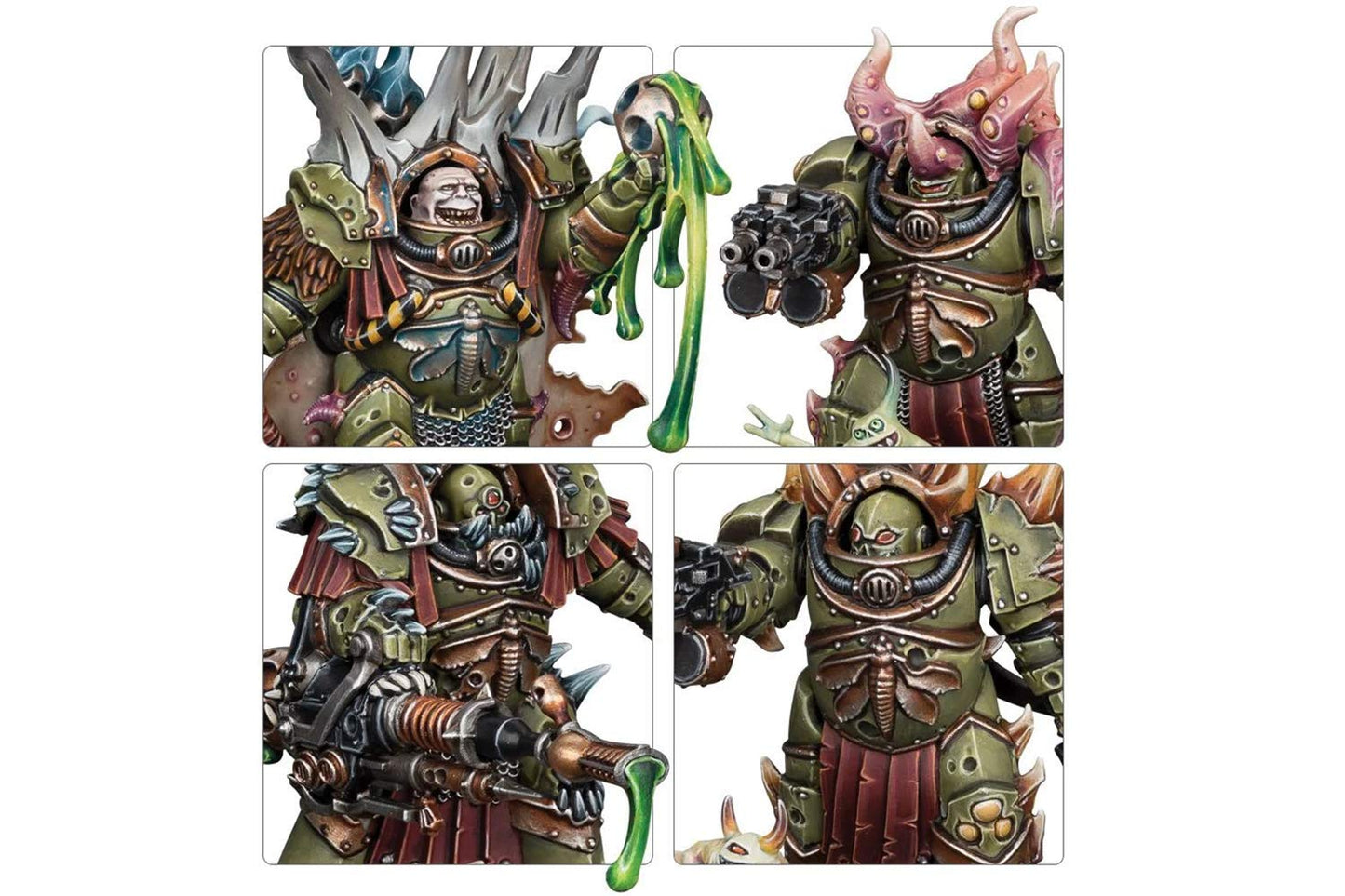 Games Workshop 99120102081 ETB Lord Felthius and The Tainted Cohort – 4 Death Guard Minis
