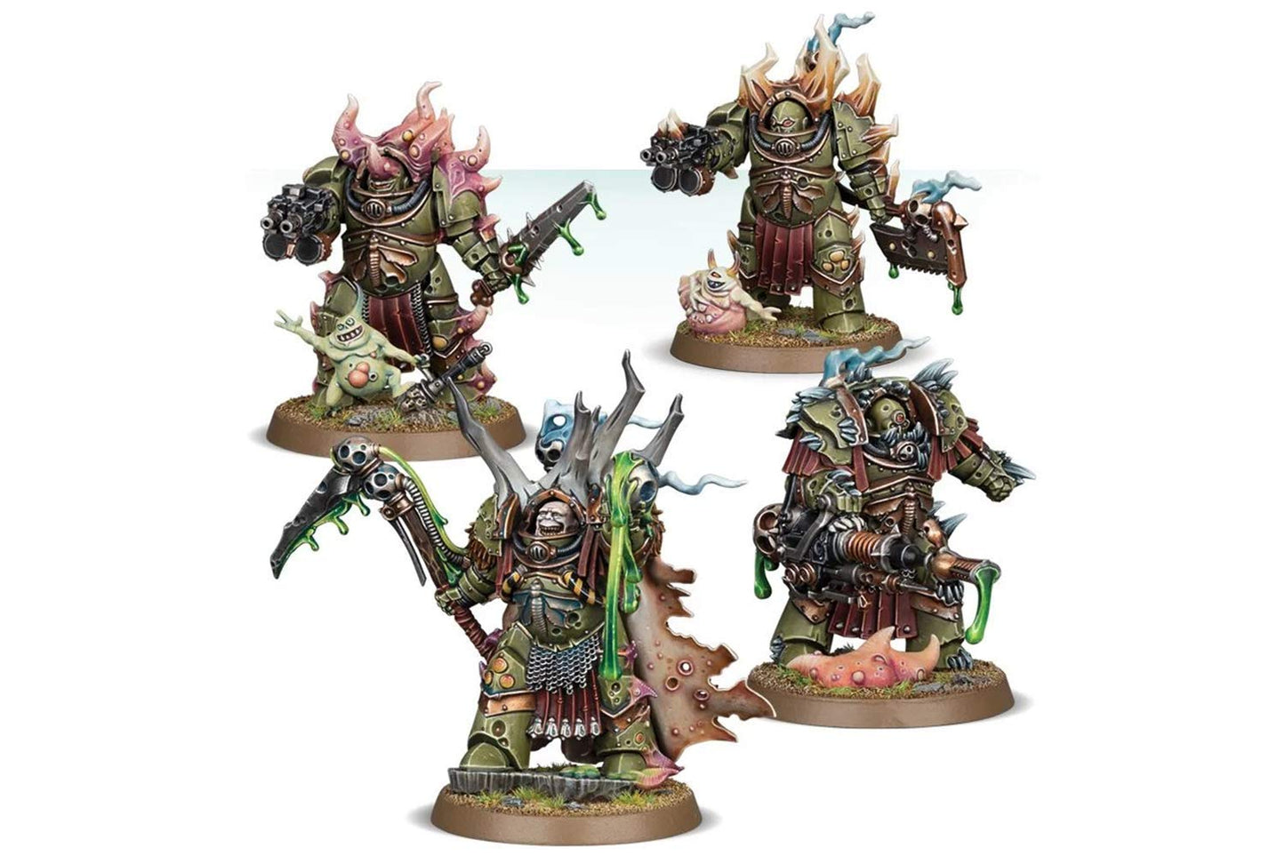 Games Workshop 99120102081 ETB Lord Felthius and The Tainted Cohort – 4 Death Guard Minis