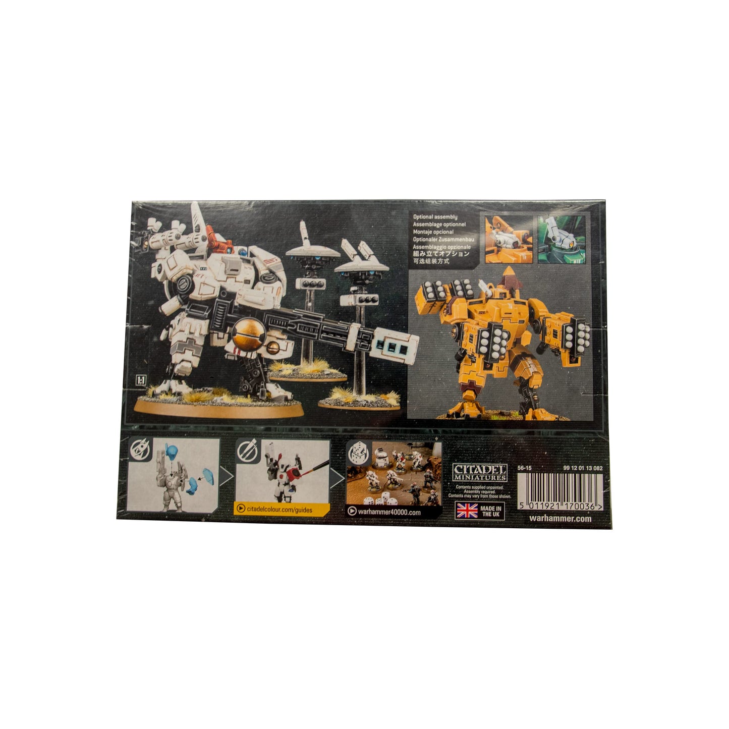 Games Workshop Tau Empire XV88 Broadside Battlesuit Plastic Kit – 3 Miniatures