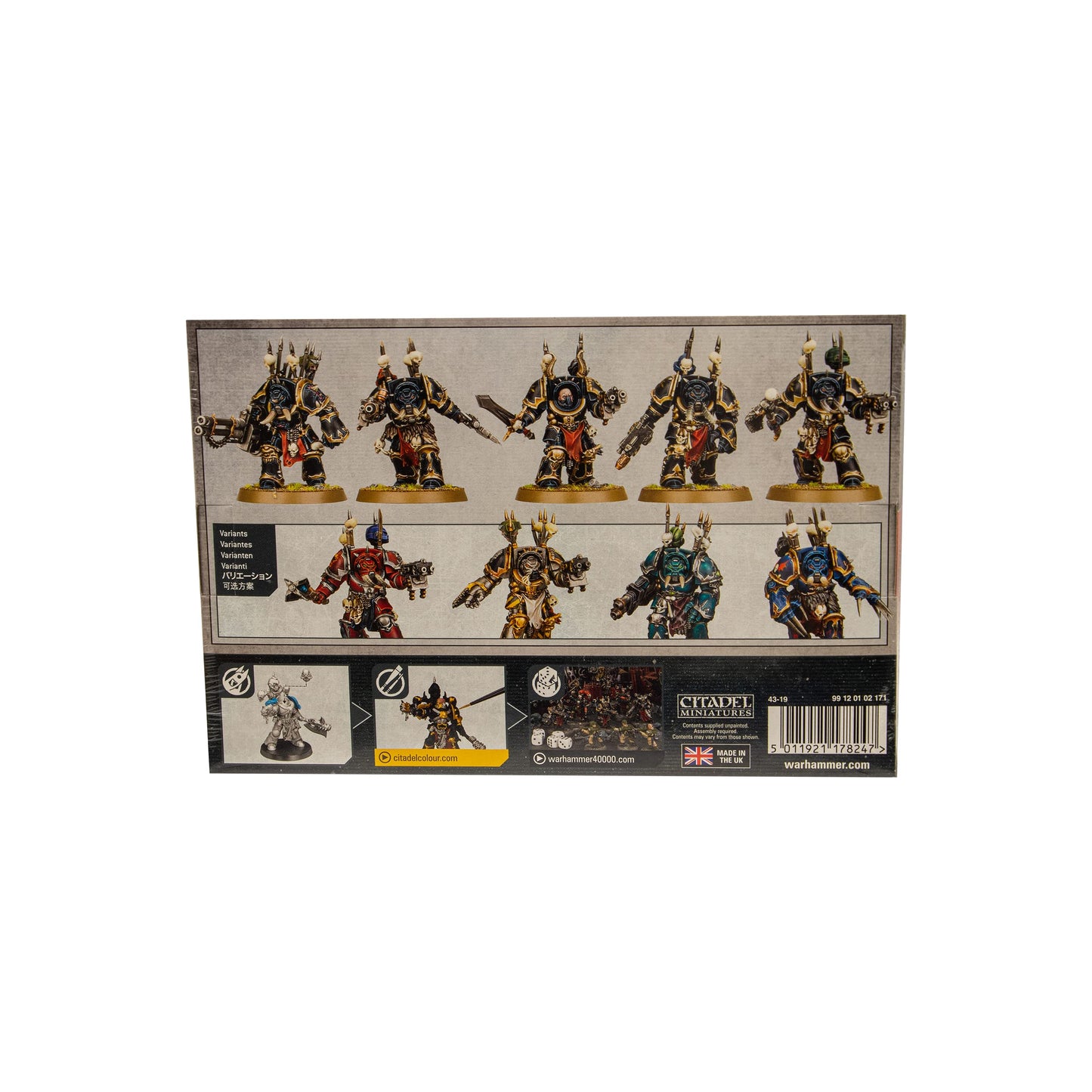 Games Workshop Terminators: Chaos Space Marines – Warhammer 40,000 Miniature
