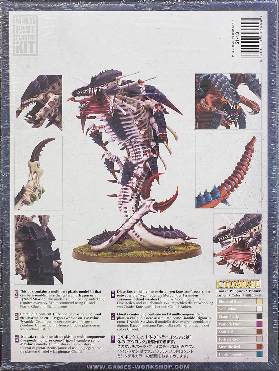 Games Workshop Tyranid Trygon/Mawloc Miniature Kit – Unpainted Plastic Figure