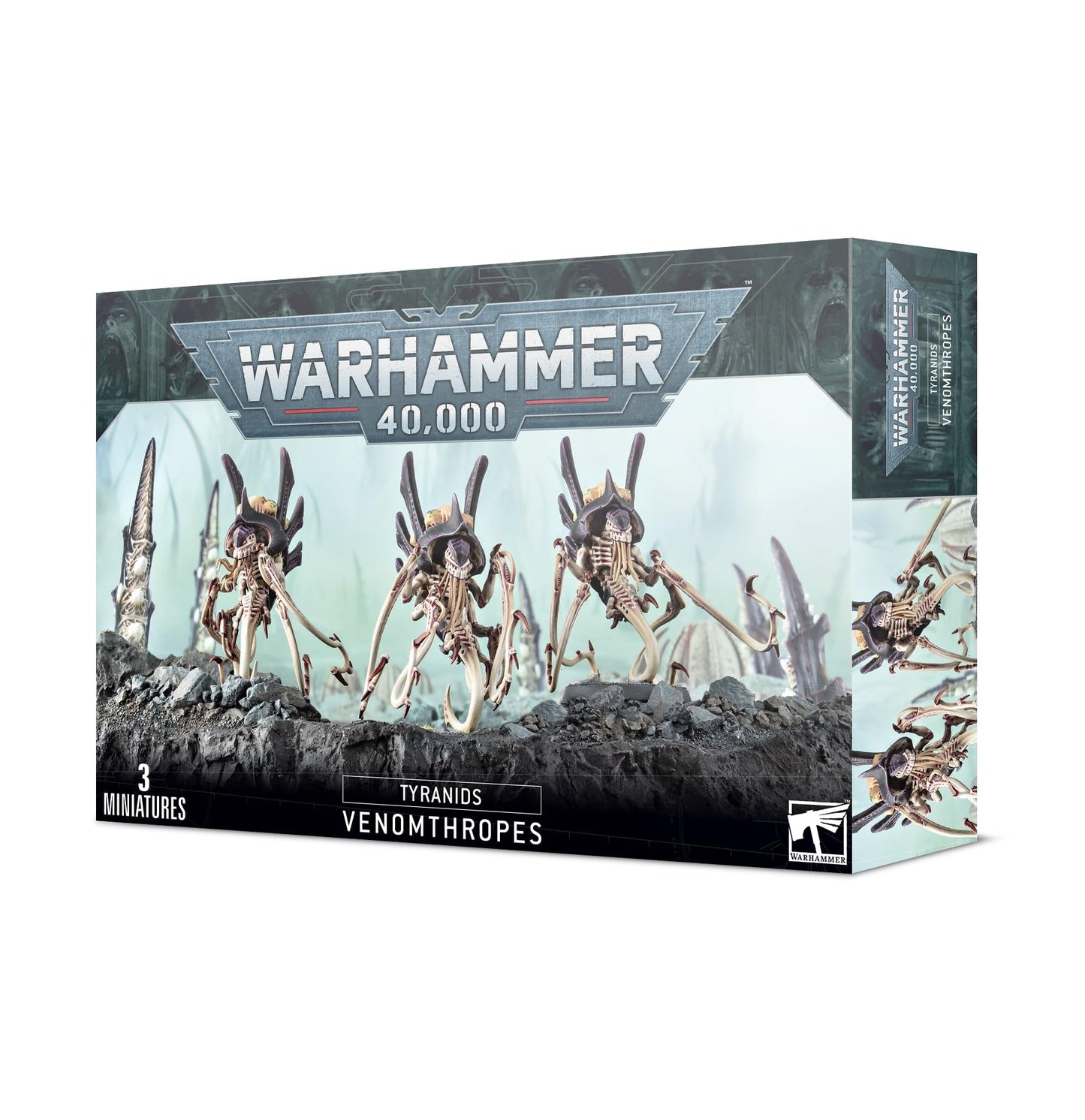 Games Workshop 99120106035 Tyranid Venomthropes – 3 Unpainted Plastic Miniatures for Warhammer 40,000