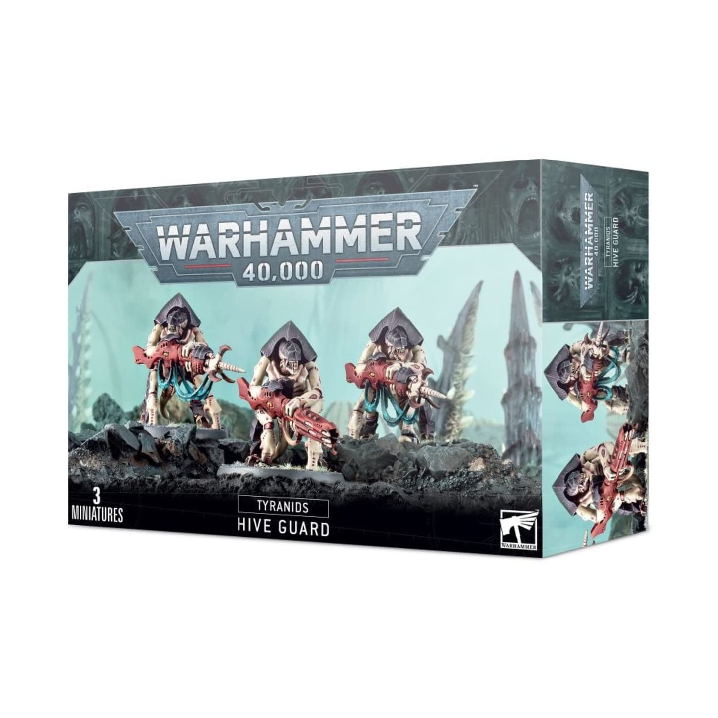 Games Workshop TYRANIDS Hive Guard | 3-Model Plastic Kit with Impaler or Shockcannon