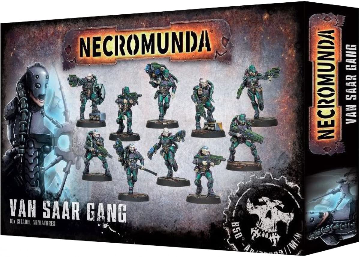 Games Workshop Van Saar Gang Necromunda – 10 Plastic Miniatures