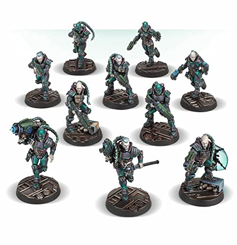 Games Workshop Van Saar Gang Necromunda – 10 Plastic Miniatures