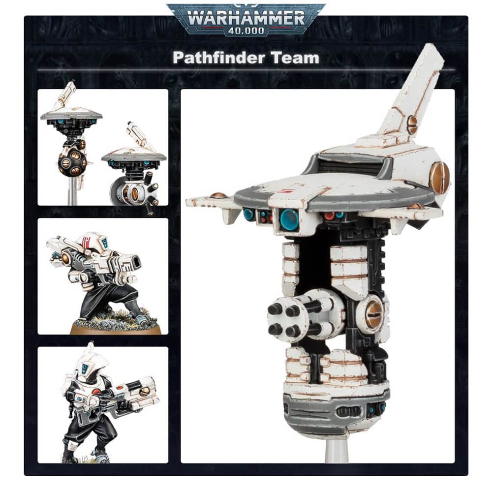 Games Workshop Warhammer 40k Tau Pathfinder Team | Tau Pathfinders for Tabletop Battles