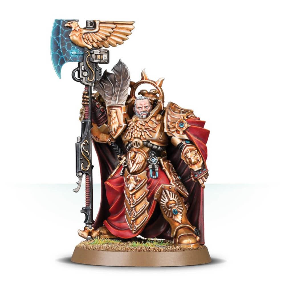 Warhammer 40k Adeptus Custodes Captain General Trajann Valoris – 28mm Miniature | Games Workshop