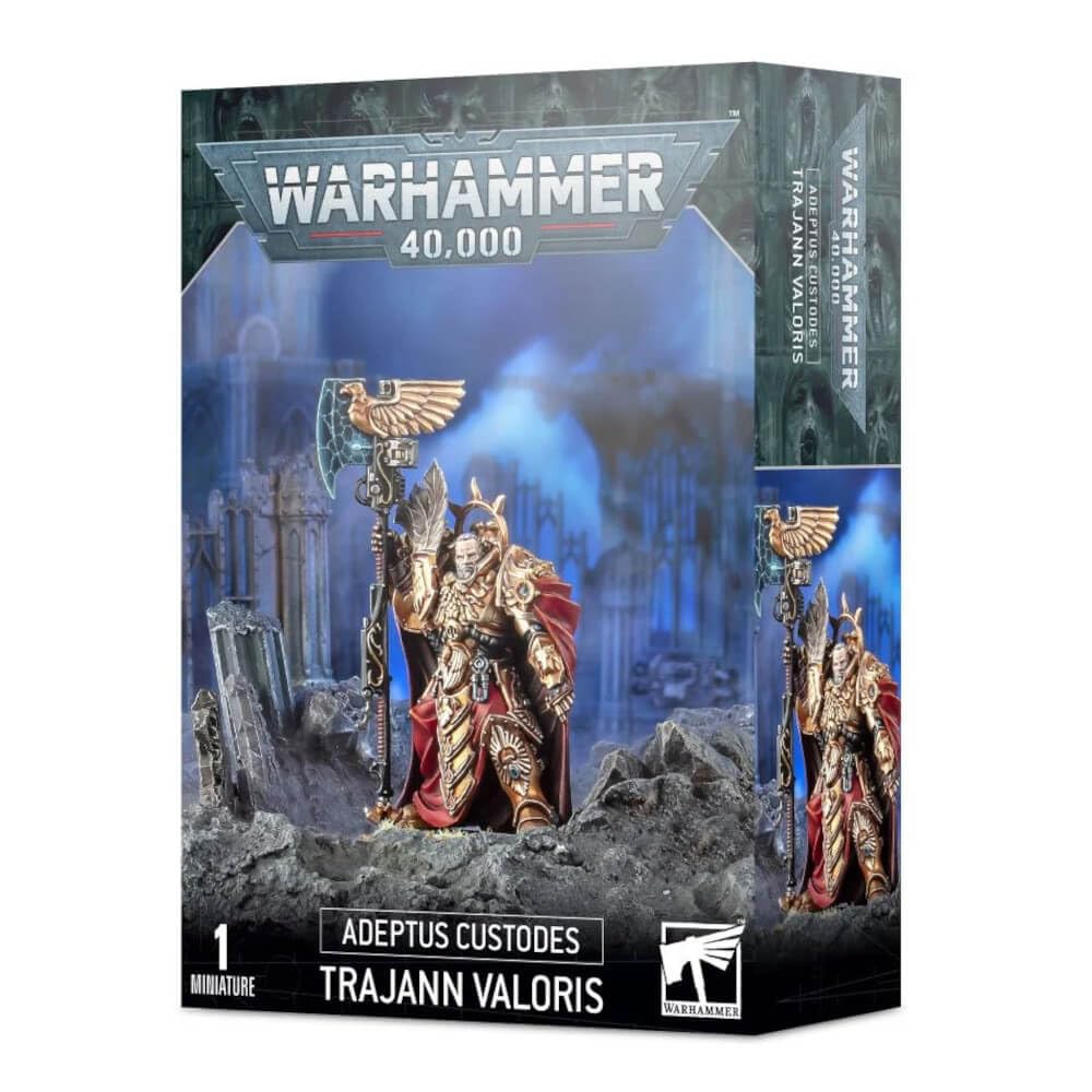 Warhammer 40k Adeptus Custodes Captain General Trajann Valoris – 28mm Miniature | Games Workshop