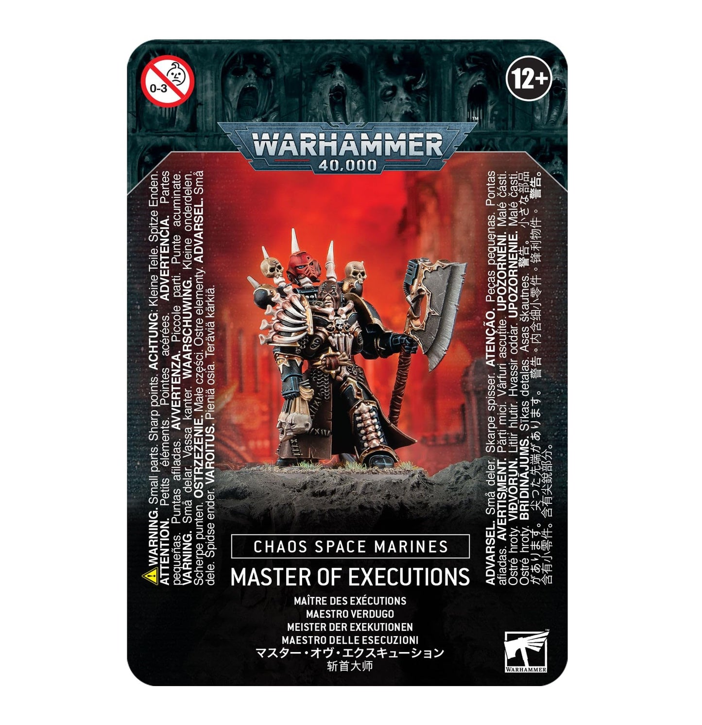 Games Workshop Warhammer 40,000 Chaos Space Marines Master of Executions – Multi-Part Plastic HQ Miniature