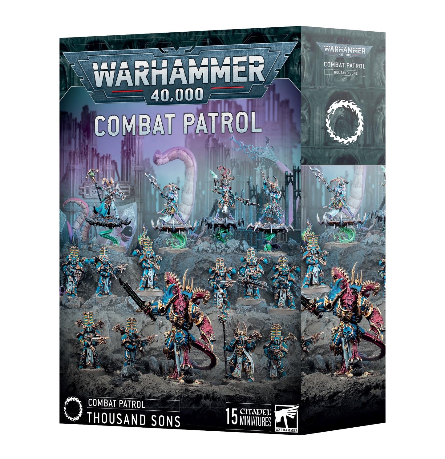 Games Workshop Warhammer 40,000 Combat Patrol: Thousand Sons (2025-10th Edition) – 15 Plastic Miniatures